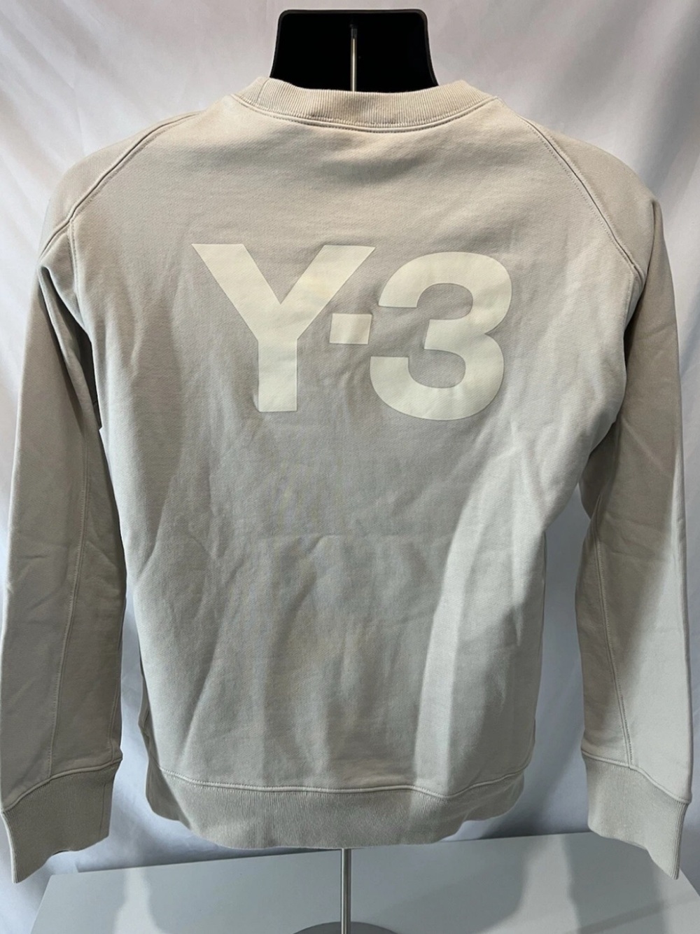 Adidas x Yohji Yamamoto Y3 Big Logo Tan Sweatshirt Men’s Size Medium